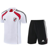 25/26 River Plate White Training Shorts Suit