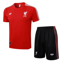 25/26  LIV Red Training Short Suit#D2580