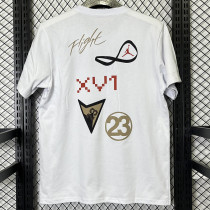 2025 T269 Jordan Logo  Pure Cotton  White T-shirt