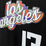 2025 T263 Clippers  GEORGE # 13  Pure Cotton  Black T-shirt