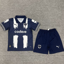 25/26  Monterrey Home Kids Soccer Jersey