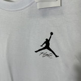 2025 T269 Jordan Logo  Pure Cotton  White T-shirt