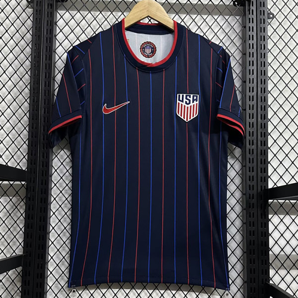 25/26 USA  Away Fans Soccer Jersey(无星）