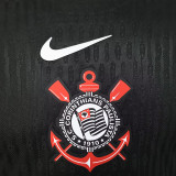 25/26 Corinthians Away  Long Sleeve  Player Version Soccer Jersey(长袖）