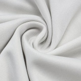 25/26   INT White Grey Half Pull Tracksuit #B2541 (半拉链)