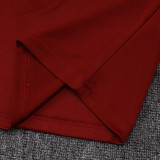25/26  ARS Maroon Half Pull Tracksuit #B2539 (半拉链)