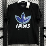 2025 T268 Clover  Pure Cotton Black T-shirt
