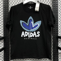 2025 T268 Clover  Pure Cotton Black T-shirt
