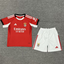 25/26  Benfica  Home Kids Soccer Jersey