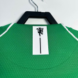 2007/2008 Man Utd Goalkeeper Green Retro Soccer Jersey