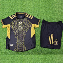 25/26   Algeria Black Player Version  Kids Soccer Jersey#A37