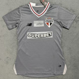25/26 Sao Paulo Grey  Women Training shirts#女