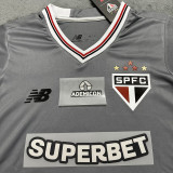 25/26 Sao Paulo Grey  Women Training shirts#女