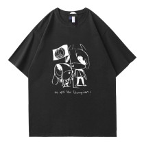 2025 PSG Coach Commemorative Edition Black  pure cotton T-shirt(纯棉 ）