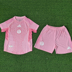 25/26   Algeria  Pink Player Version  Kids Soccer Jersey#A37