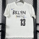 2025 T251  Nets HARDEN # 13 NK White  Pure Cotton T-shirt