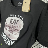 2025 T247 Hamburger ETA NK Black  Pure Cotton T-shirt
