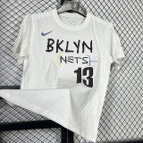2025 T251  Nets HARDEN # 13 NK White  Pure Cotton T-shirt