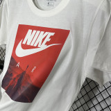 2025 T257 Mountaini NK White  Pure Cotton T-shirt