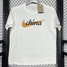 2025 T248 NK China White  Pure Cotton T-shirt