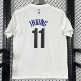 2025 T252  Nets IRVING # 11 NK White  Pure Cotton T-shirt