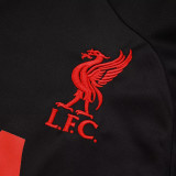 25/26 LIV Black Half Pull Kids Tracksuit  (童装、半拉链)