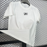 2025 T258  Graffiti NK White  Pure Cotton T-shirt