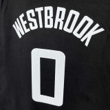 2025 T262 Clippers  WESTBROOK #0 NK Black  Pure Cotton  T-shirt