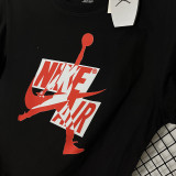 2025 T249 Flying Man Black  Pure Cotton T-shirt