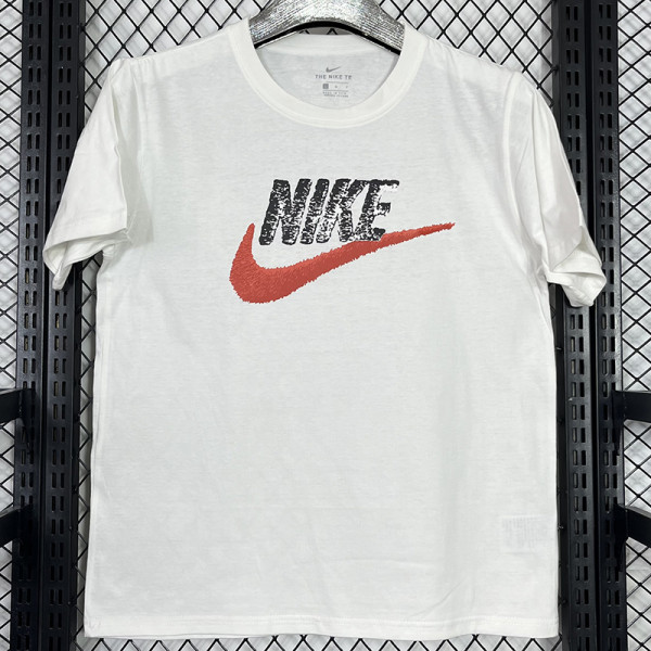 2025 T254 NK White  Pure Cotton T-shirt