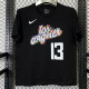 2025 T263 Clippers  GEORGE #13 NK Black  Pure Cotton T-shirt