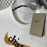 2025 T248 NK China White  Pure Cotton T-shirt