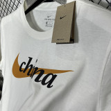 2025 T248 NK China White  Pure Cotton T-shirt