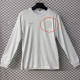 25/26 Germany White 125th Anniversary Edition  Long Sleeve  Fans Soccer Jersey(White Logo)\白色队标