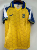 1998 Ukraine  Home Retro Soccer Jersey