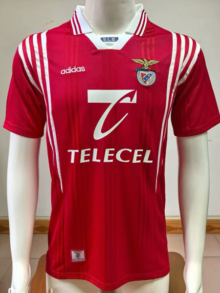 1997/1998 Benfica Home  Retro Soccer Jersey