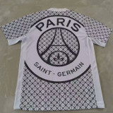 25/26 PSG White Grid pattern Training Shirts