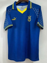 1998 Ukraine  Away  Retro Soccer Jersey