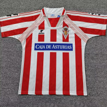 1994/1995 Sporting de Gijón Home  Retro  Soccer Jersey