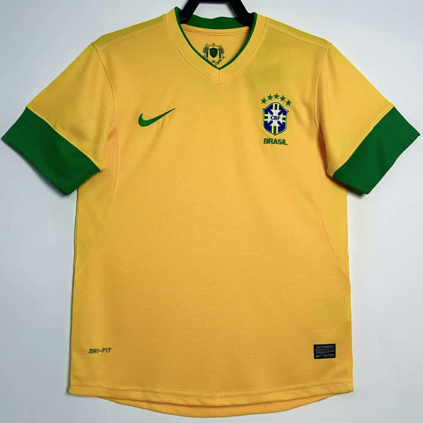 2012/2013  Brazil Home Retro Soccer Jersey