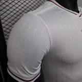 25/26 Lyon 75 th Anniversary Edition White  Player Version Soccer Jersey