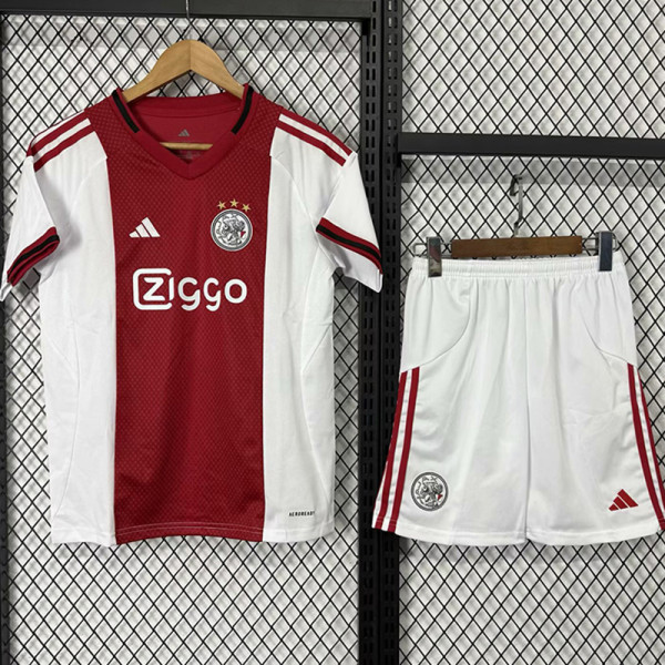 25/26 Ajax Home  Kids Soccer Jersey