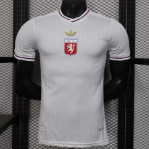 25/26 Lyon 75 th Anniversary Edition White  Player Version Soccer Jersey
