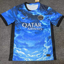 25/26 PSG Sky Special Edition Blue  Fans Soccer Jersey
