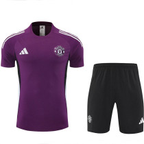 25/26 Man Utd Purple Training Shorts Suit