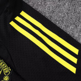 25/26 Man Utd Black Training Shorts Suit#D2569