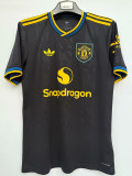 25/26 Man Utd Third 1:1 Fans Soccer Jersey