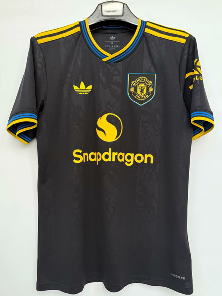 25/26 Man Utd Third 1:1 Fans Soccer Jersey