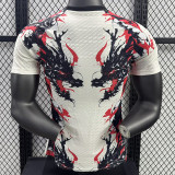 25/26 Japan（Y-3)Black Dragon Edition Beige  Player Version  Soccer Jersey