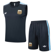 25/26  Argentina Grey Tank top and shorts suit#D2584